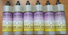 MRS. MEYER'S CLEAN DAY Liquid Dish Soap Biodegradable Formula 16 fl. oz - Pack 6