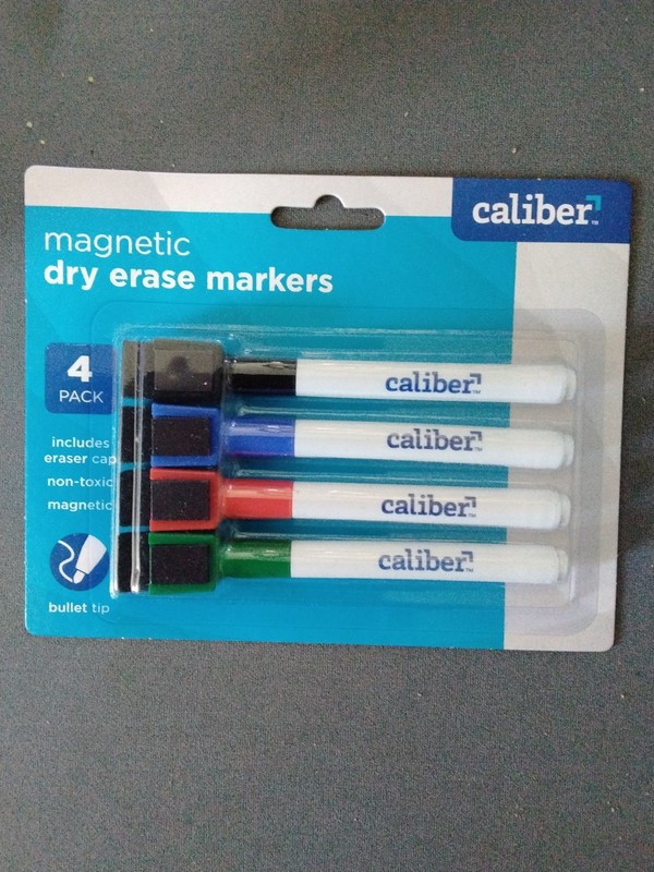 Magnetic Dry Erase Markers 4 Pack Bullet Tip Dry Erase Markers