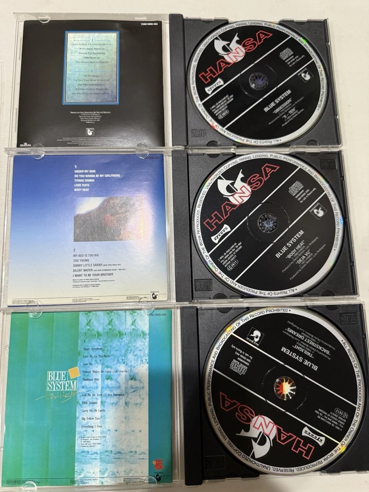 BLUE SYSTEM CD BUNDLE LOT IMPORT RARE OOP - Image 2 of 4