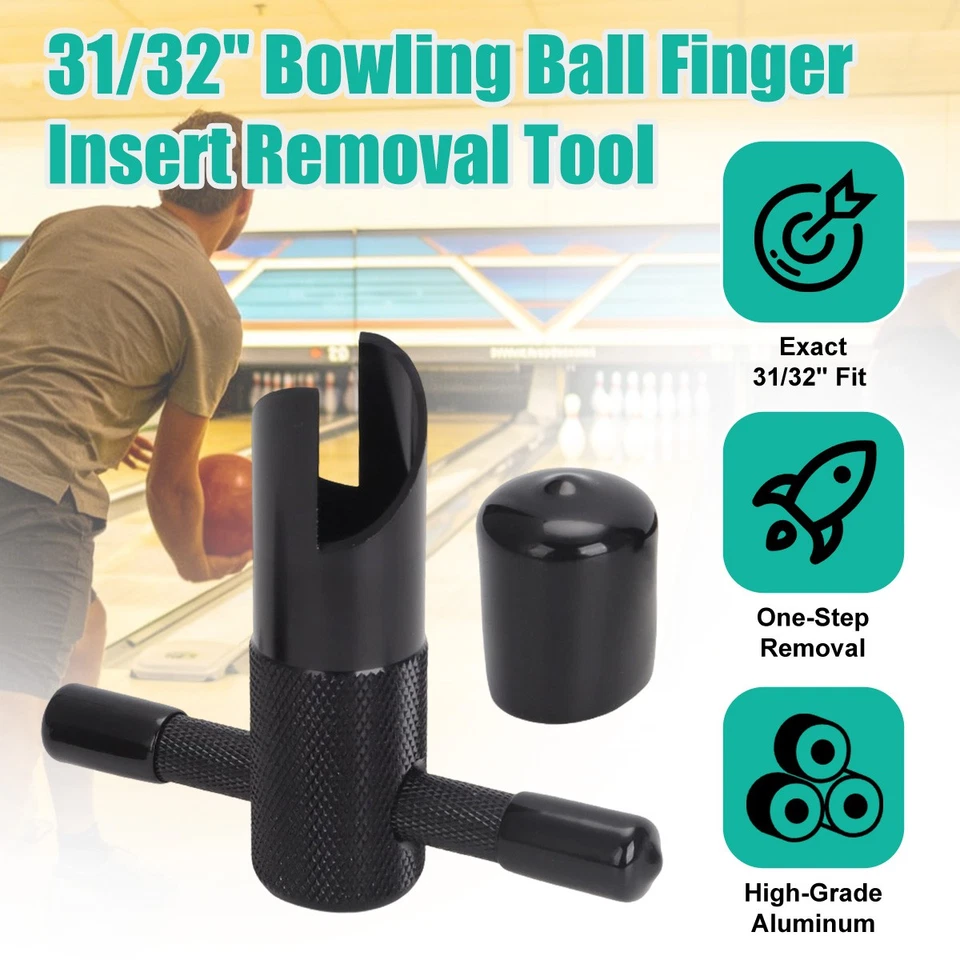 31/32" Diameter Bowling Ball Finger Insert Removal Tool , High quality Aluminum - Image 3 of 4