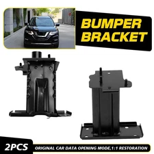 2PCS Front Bumper Retainer Brackets Support Steel Fit For 2014-2019 Nissan Rogue