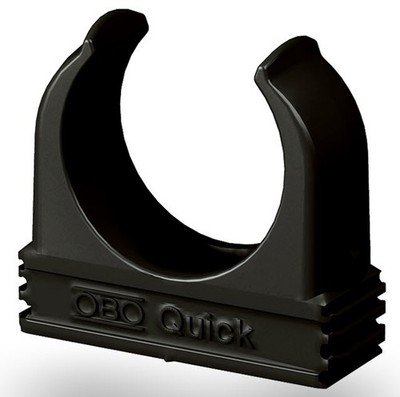 OBO Bettermann Quick-Klemmschelle M20 tiefschwarz RAL 9005 Quick-Schelle Rohr