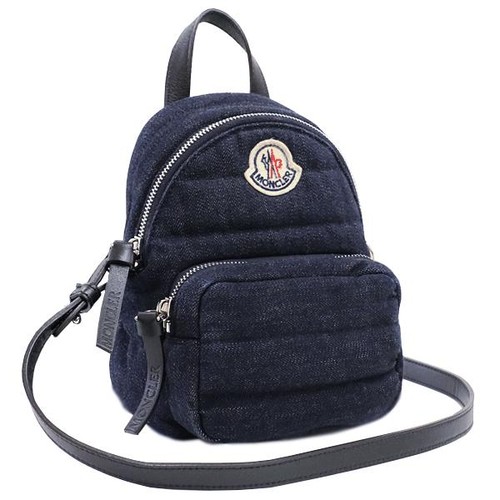 MONCLER Kilia Small KILIA Shoulder Bag Backpack Type Denim Nay Ladies Men