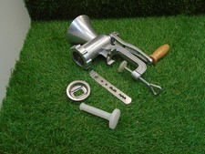 Cast Iron Manual Meat Grinder 50lbs/H Heavy Duty Aluminum Mincer for Sausage