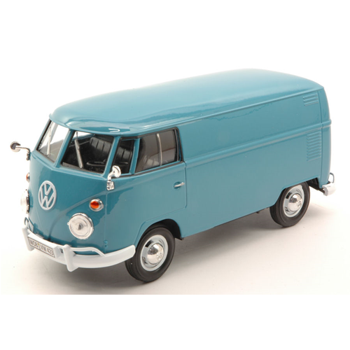 VW TYPE 2 (T1) BUS DELIVERY VAN 1959 PASTEL LIGHT BLUE 1:24 Motormax Auto Strada - Foto 1 di 1