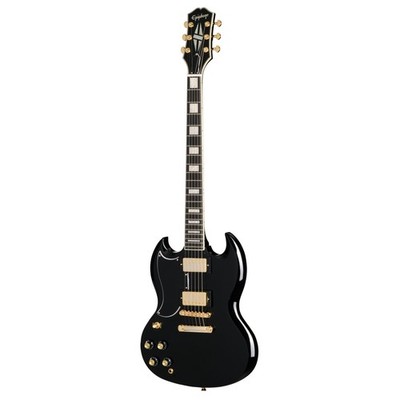 Epiphone SG Custom Lefthand Ebony - Double Cut Modelle