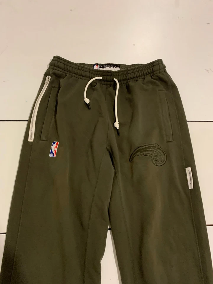 Pantalones deportivos Nike Orlando Magic verdes medianos NBA aros edición estándar polar retro Foto 3 de 4