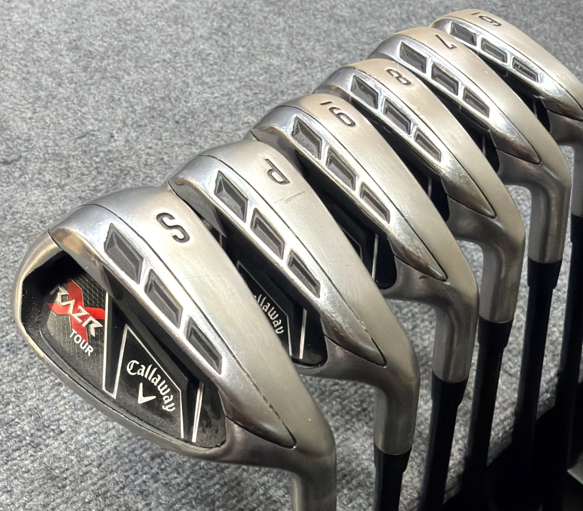Callaway RAZR X Tour Iron Set 6-9 PW SW RAZR X SERIES 60i Flex Reg
