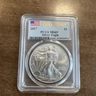 2017 American Silver Eagle - PCGS Graded MS69 1st Strike Label !!