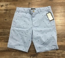 Nordstrom Youth Boys Size 16 Blue Nautical Casual Shorts New with Tags