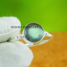 Labradorite Gemstone 925 sterling silver handmade Gift ring US size 5 to 13