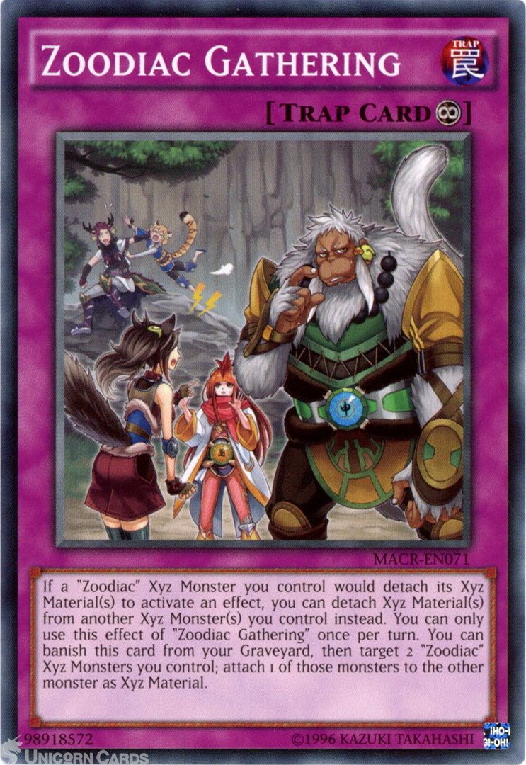 MACR-EN071 Zoodiac Gathering Common UNL Edition Mint Yu-Gi-Oh! Card