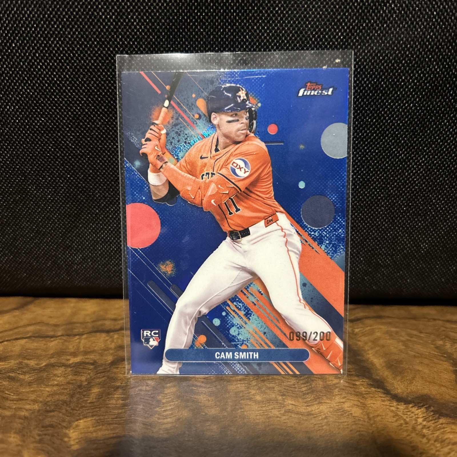 2025 Topps Finest - Common Cam Smith #54 Blue Refractor /200 (RC)