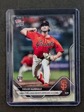 SF Giants Topps Now Trevor McDonald First Win with 10K game 9/26/25 NEW
