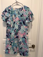 lilly pulitzer dress size 10 cap sleeve