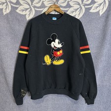 Vintage 1980s Disney Character Fashions Mickey Mouse Crewneck Sweatshirt XL USA