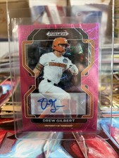 2022 Panini Prizm Draft Picks - Drew Gilbert Neon Pink Prizm Autographs (AU, RC)