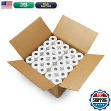 WRB SUPPLY 50 Rolls 2 1/4 x 85' Thermal Paper for First Data FD130 FD50 FD400