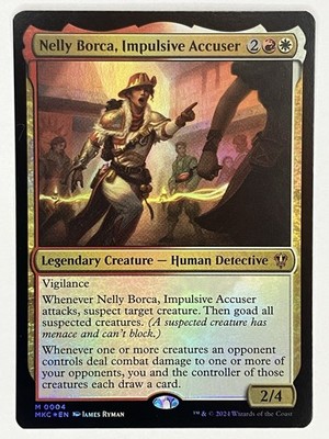 Nelly Borca, Impulsive Accuser NM Commander: Murders at Karlov Manor 4 MTG Foil