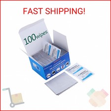 Pre-Moistened Lens Wipes ALIBEISS Screen Wipes for Glasses, Camera,Tablets, Smar