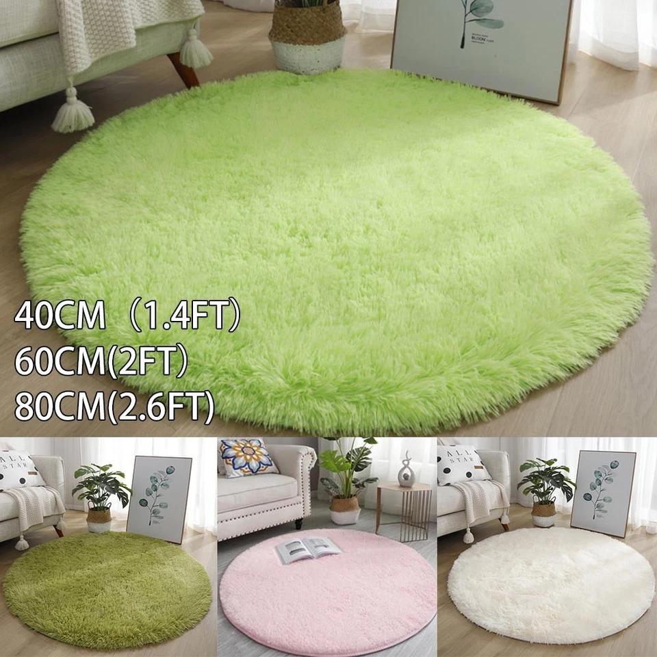 Antirutsch Shaggy Teppiche Superweiches Sparkle Plüsch Wohnzimmer Vorleger - Bild 1 von 4