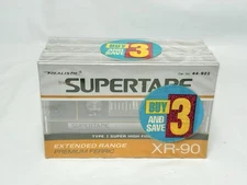 SUPERTAPE XR-90 Super High Fidelity Cassette Tape No 44-923 - Qty Of 3 (3 Pack)