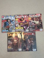 Dragon Magazine Lot 2004 Issues 315 316 321 322 326 D D Paizo Used