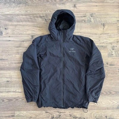 Arc-teryx Men's Black and Grey Hoodie