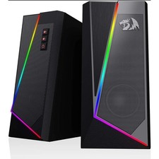 Redragon GS520 RGB Desktop Speakers, 2.0 Channel PC Computer Stereo Speaker
