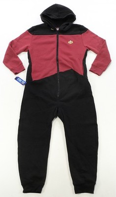 Rare ROBE FACTORY Star Trek New Generation Command Jumpsuit Pajamas W/ Tags L/XL
