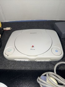 Sony PS One SCPH-101 PS1 PlayStation 1 Console 1 Controller 9 Games Cords Tested