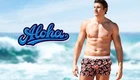 aussieBum Aloha Bungalow Red Pattern Shorts