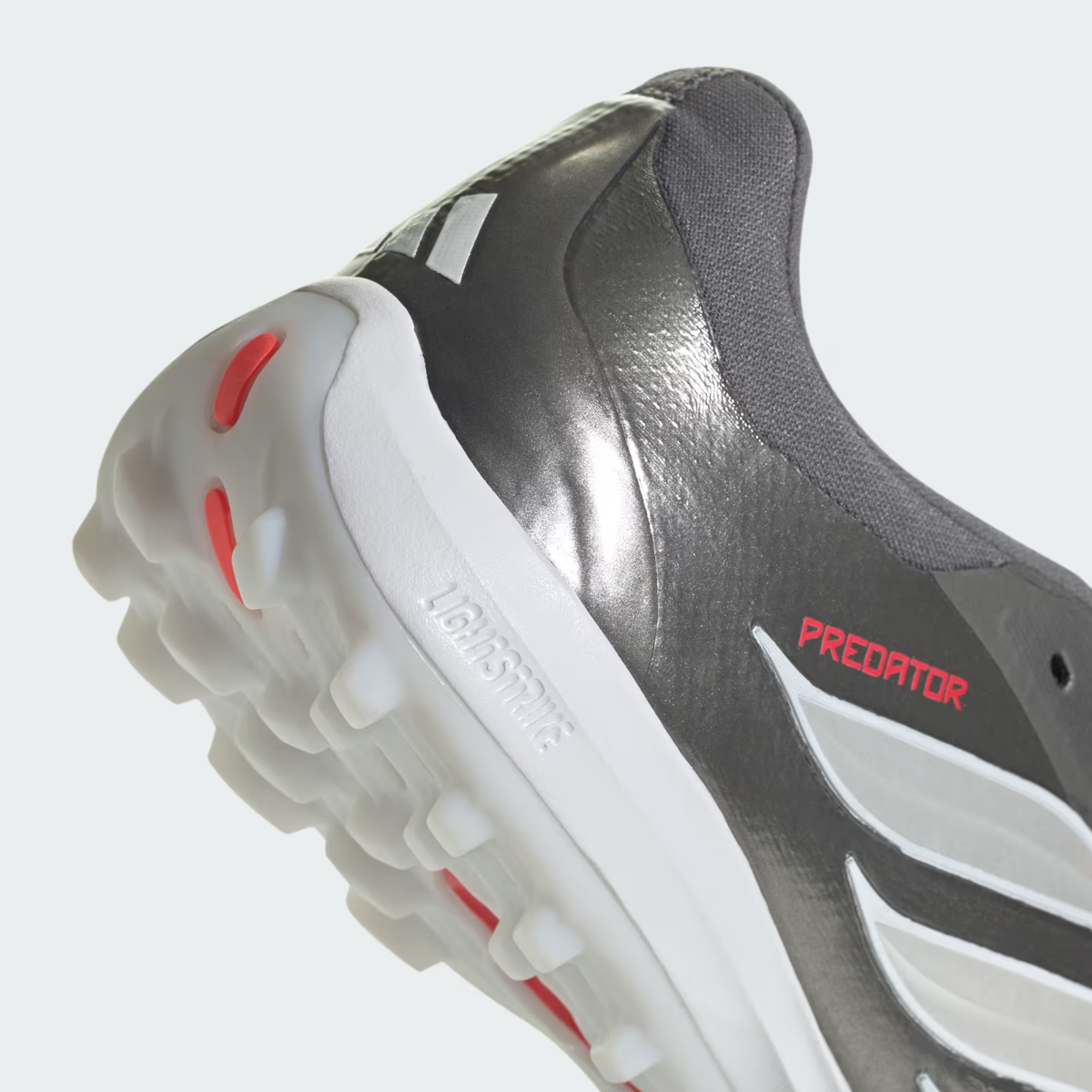 adidas Soccer shoes PREDATOR PRO FT TF Iron Metallic/Zero Metalic