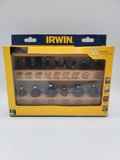 Irwin 15-Piece Router Bit Set New In Box