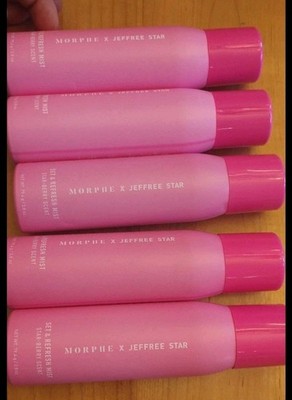 Morphe X Jeffree Star 5 PACK Set & Refresh Mist STAR-BERRY Scent NEW authentic