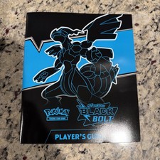 Pokemon Black Bolt Player  s Guide Book from ETB Elite Trainer Box