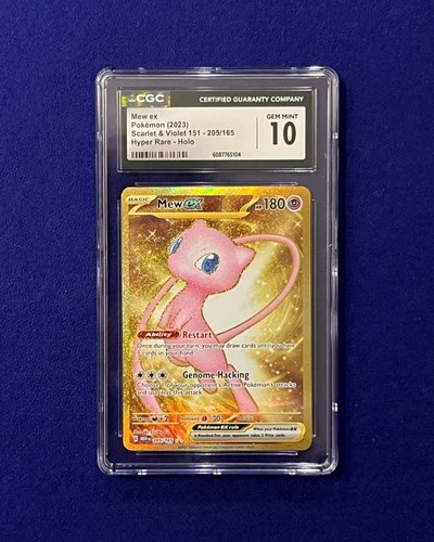 CGC 10 Mew Ex #205 SV 151 2023 Pokemon GEM MINT
