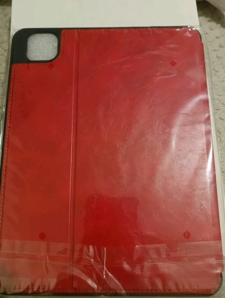 Zinibri Case Compatible with iPad Pro 11 Inch - 4th/3rd/2nd/1st Gen. Vintage Red - Image 4 of 4