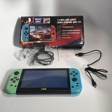 X80 Retro Handheld Game Console 7” HD Screen 16GB MASSIVE 20 Built In Games Mint