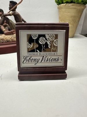 Thomas Blackshear Dealership Plaque Sign Ebony Visions Signed