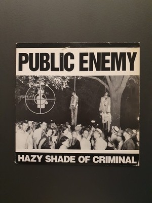 PUBLIC ENEMY  'hazy shade of criminal'  12'' Vinyl Single 1992 def jam