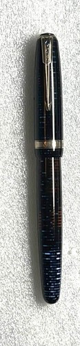 Working 1944 Parker Major Azure Blue Vacumatic fountain pen