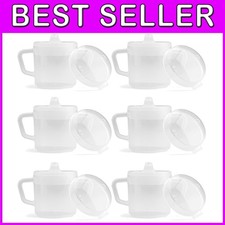 Translucent 8oz Sippy Cup for Adults - Perfect for Seniors with Mobility Issues