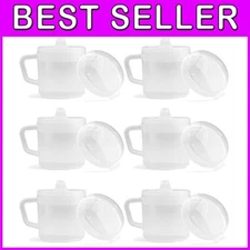 Translucent 8oz Sippy Cup for Adults - Perfect for Seniors with Mobility Issues