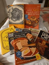 Vintage Paperback Cook Book Booklet Lot of 9, Pillsbury, Woman's Circle etc