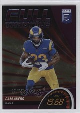 2022 Panini Donruss Elite Full Throttle Purple 55/75 Cam Akers #FT21 1hs9