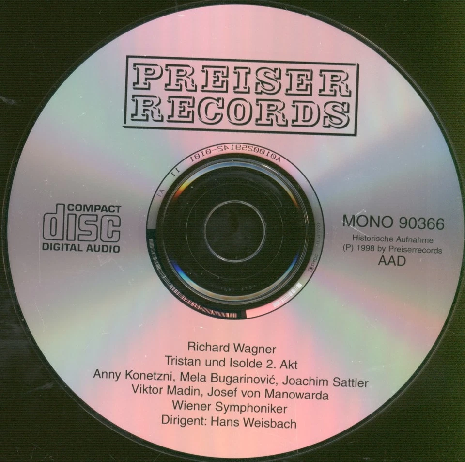 90366 Weiner Symphoniker, Hans Weisbach Wagner - Tristan Und Isolde, Akt 2 - Bild 3 von 3