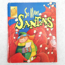 So Many Santas - 1998 Hardcover Children's Book by Jennifer King - NO MARKS!