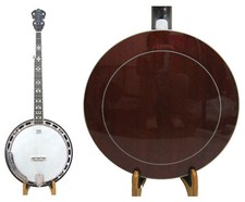 5 String Banjo, Mahogany resonator, geared tuners, include case RSBJ02