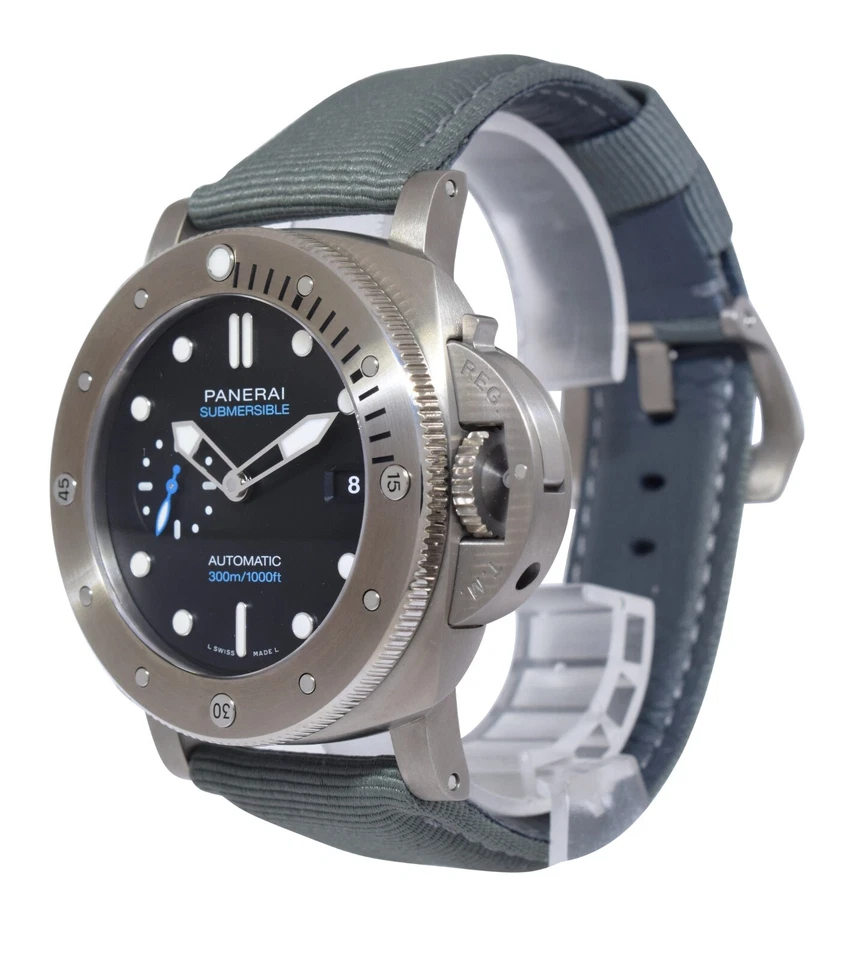 NOS Panerai Submersible PAM 2305 Titanium Mens 47mm Watch B/P '24 PAM02305 - Image 3 of 4